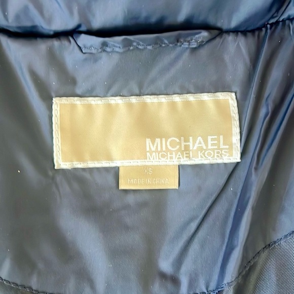 Michael Kors navy long puffer jacket women's
size XS - Picture 7 of 12